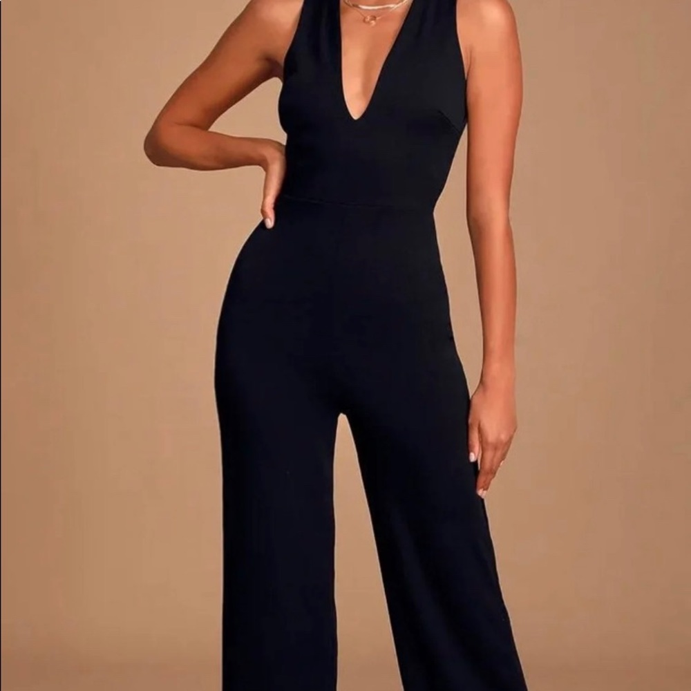 Black jumpsuit from Lulus
